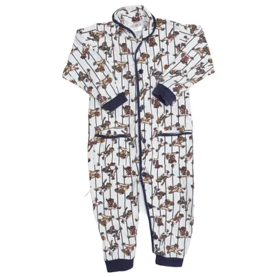 Barboteuse (Blanc, Bleu, Multicolore) de Fixoni Coton