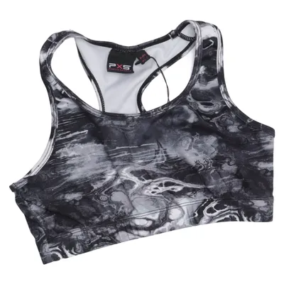 Sports-BH (Sort, Hvid) fra Phelix Sports Elastan, Polyester