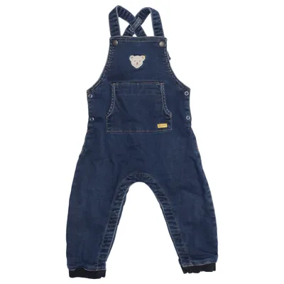 Dungarees (Blue) from Steiff Cotton, Elastane