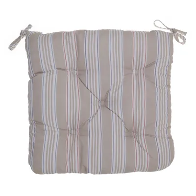 Stoelkussen (Beige, Meerkleurig)