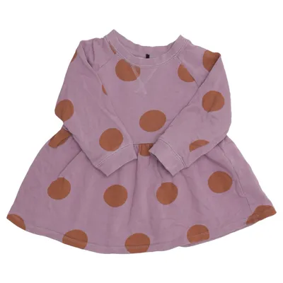 Dress (Purple, Brown) from Mini Rodini Cotton