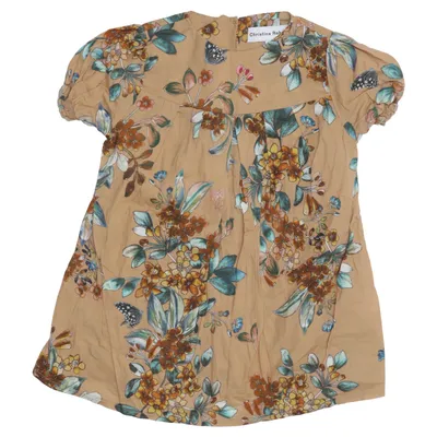 Dress (Beige, Multicolored) from Christina Rohde Organic cotton