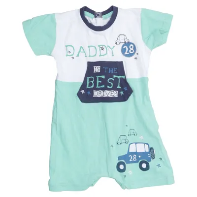 Rompers (Green, White, Blue) from Mana Cotton