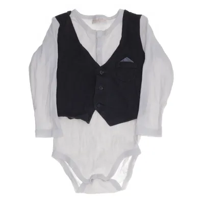 Body (Vit, Svart) från Baby by Lindex Bomull