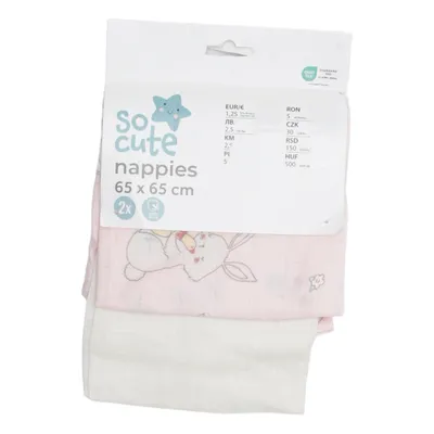Torchon de cuisine (Rose, Multicolore) de So Cute Coton