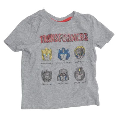 T-shirt (Grijs, Meerkleurig) van Transformers Katoen, Viscose