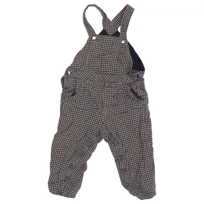 Hängselbyxor (Grå, Svart) från Wheat Ekologisk bomull