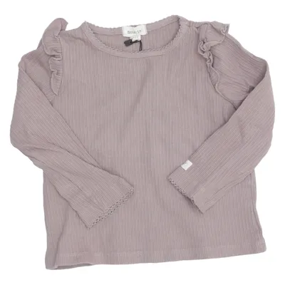 Långärmad t-shirt (Lila) från Newbie by KappAhl Bomull, Elastan