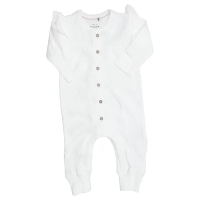 Barboteuse (Blanc) de Prenatal Coton biologique