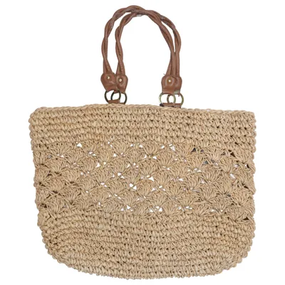 Strandtaske (Beige) fra Warehouse