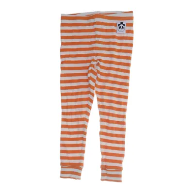 Leggings (Orange, White) from Mini Rodini Elastane, Organic cotton