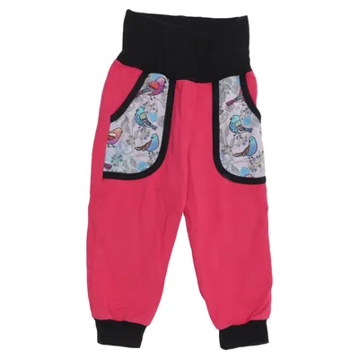 Pantalon (Rose, Noir, Multicolore) de Babauba Coton, Élasthane