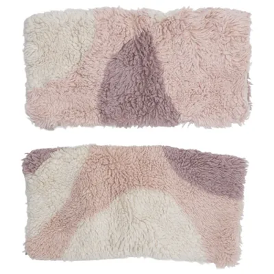 Housse de coussin (Beige, Violet, Multicolore) de H&M Home Coton, Laine