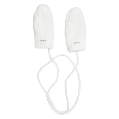 Mittens (White) from Newbie by KappAhl Cotton, Polyester