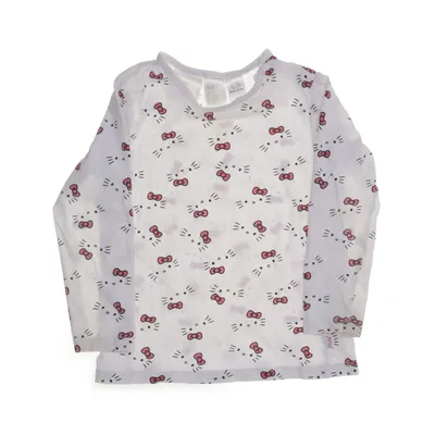 Long sleeve T-shirt (White, Pink, Black) from H&M x Hello Kitty Cotton