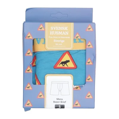 Sous-vêtement (Bleu, Jaune, Multicolore) de Svensk Husman Coton, Élasthane