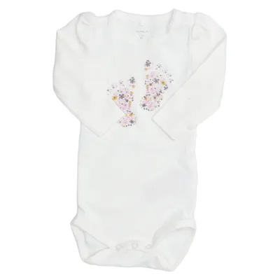 Body (Blanc, Multicolore) de Name It Élasthane, Lyocell, Coton biologique