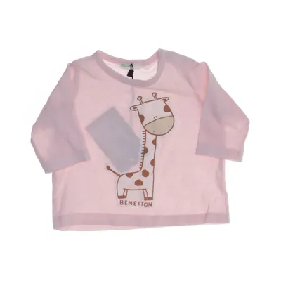 Långärmad t-shirt (Rosa, Flerfärgad) från United Colors of Benetton