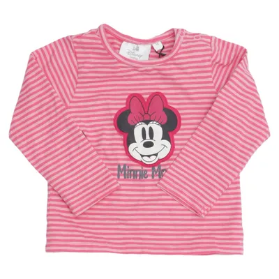 Lange mouwen shirt (Roze) van Disney Baby Elastaan, Organisch katoen