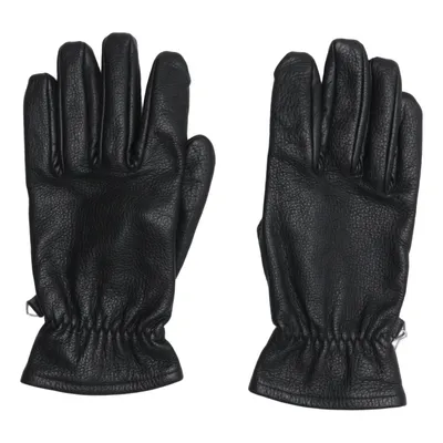 Leather gloves (Black) from Uvex Leather, Polyester