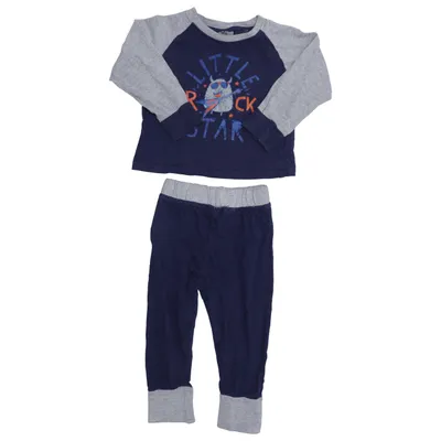 Pajamas (Blue, Gray) from 9th Avenue Cotton, Polyester