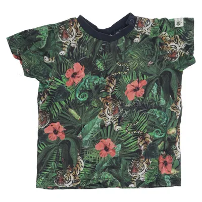 T-shirt (Vert, Multicolore) de Nathalie Lété x H&M Coton