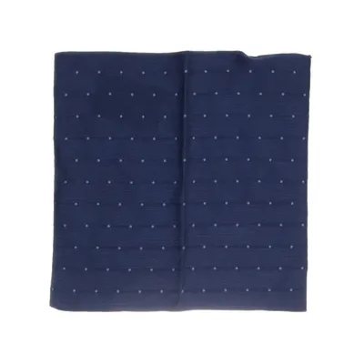 Zakdoek (Blauw, Wit) van John Henric Zijde, Wol