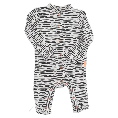 Barboteuse (Blanc, Noir) de Hema Coton, Élasthane, Viscose