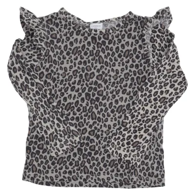 Long sleeve T-shirt (Beige, Brown, Black) from Lindex Kids Cotton, Elastane