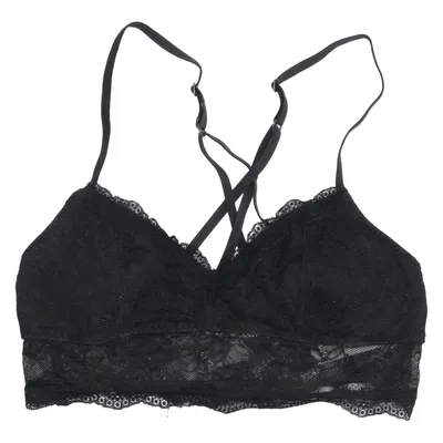 Bralette (Zwart) van Abercrombie & Fitch Elastaan, Polyamide, Polyester