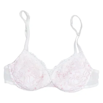 Soutien-gorge (Blanc, Rose) de Nuance Coton, Élasthane, Polyamide, Viscose