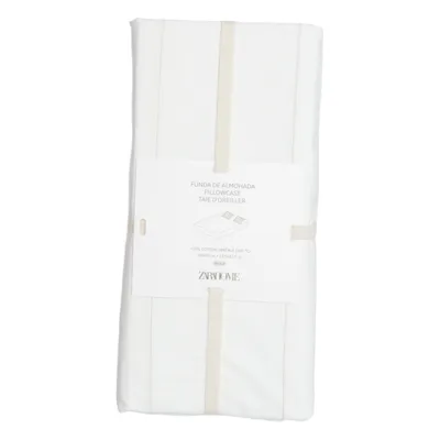 Taie d'oreiller (Blanc) de Zara Home Coton