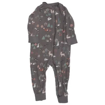 Barboteuse (Gris, Multicolore) de Lindex Baby Coton