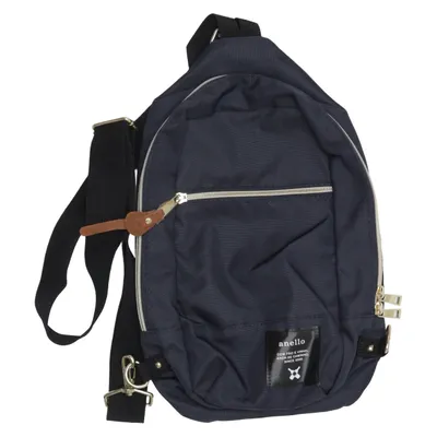 anello leather backpack medium Grande SPS GUB3013Z (R), A4 Base, Water Repellent, Black, One Size: Clothing, Shoes & Jewelry Sling Bag Anello Medium Backpack