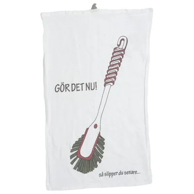 Kitchen towel (White) from Hemtex Cotton