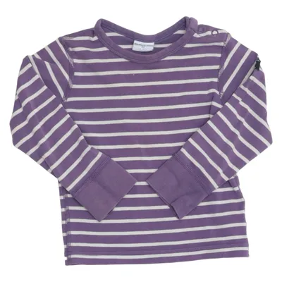 Lange mouwen shirt (Lila, Wit) van Polarn O. Pyret Katoen