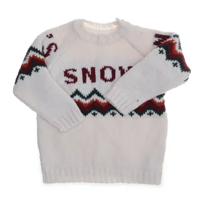 Tröja (Vit, Flerfärgad) från Zara Knitwear Akryl, Ull, Alpackaull