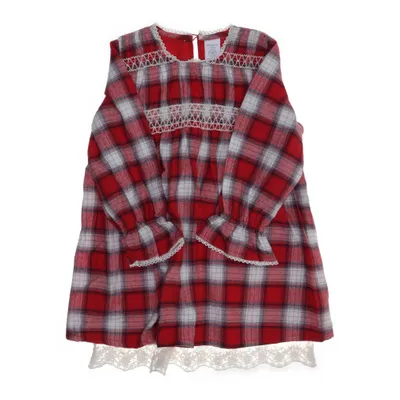 Dress (Red, White, Multicolored) from Lindex Kids Cotton