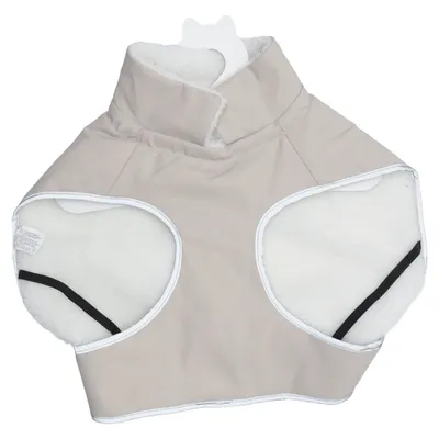 Dog coat (Beige) from Pet Club Polyester, Polyurethane