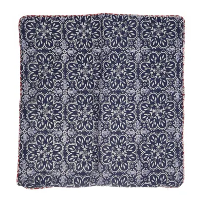 Cushion cover (Blue, White, Red) from Indiska Cotton