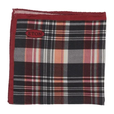 Näsduk (Röd, Svart, Flerfärgad) från Eton Silke, Ull