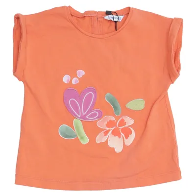T-shirt (Oranje) van Mayoral Katoen, Elastaan