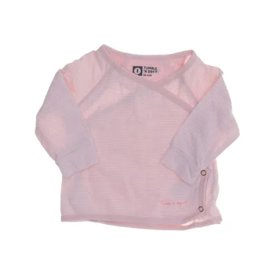 Långärmad t-shirt (Rosa, Vit) från Tumble 'N Dry Bomull, Elastan