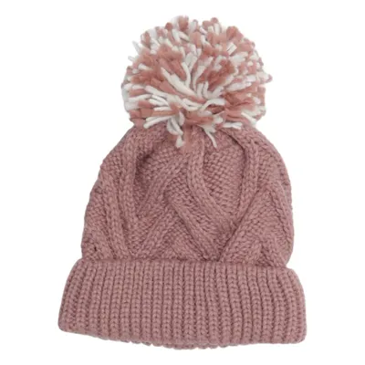 Pompon muts (Roze, Wit) van Rachel Zoe Acryl, Polyester, Wol
