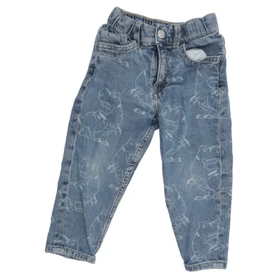 Jeans (Blå) från H&M Bomull, Elastan