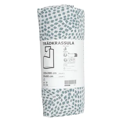 Bäddset (Blå, Vit) från IKEA Bomull, Polyester