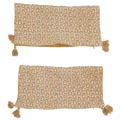 Housse de coussin (Jaune) de Maisons du Monde Coton