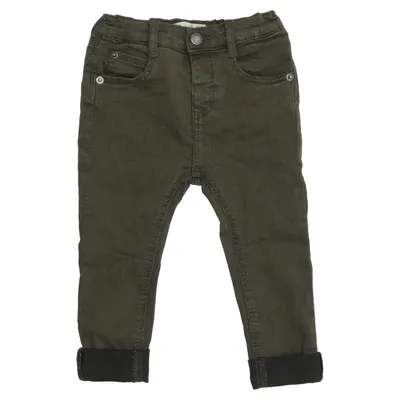 Jeans (Grön) från Zara Baby Bomull, Elastan, Polyester