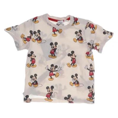 T-shirt (Beige, Flerfarvet) fra H&M Bomuld