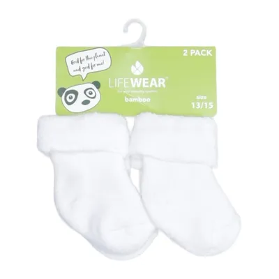 Baby slofjes (Wit) van Lifewear